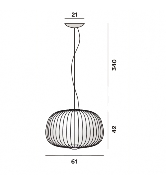 Spokes 3 Foscarini Lampada a Sospensione