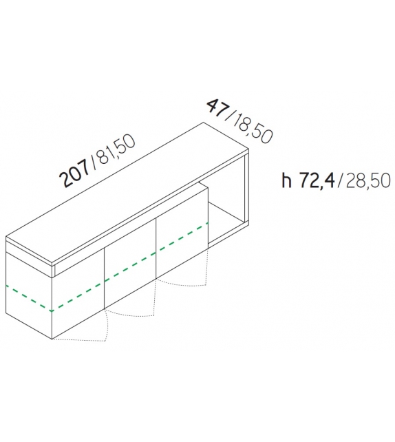 Aria Minotti Italia Credenza