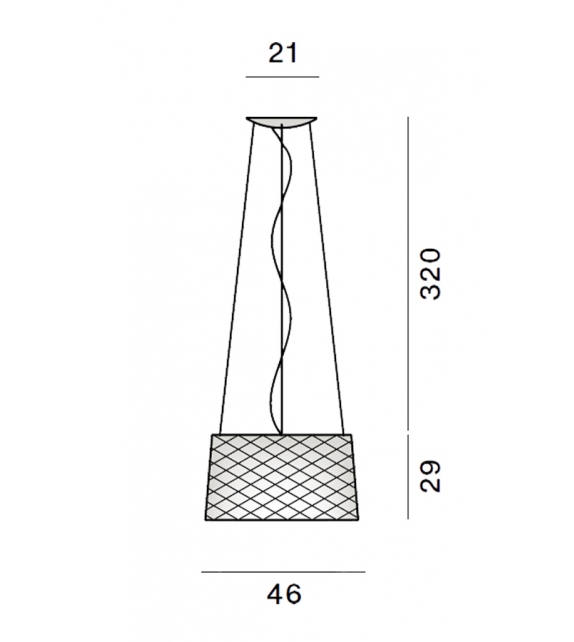 Twiggy Grid Foscarini Hängeleuchte