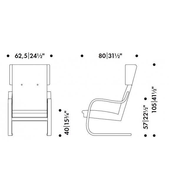 Armchair 401 Artek