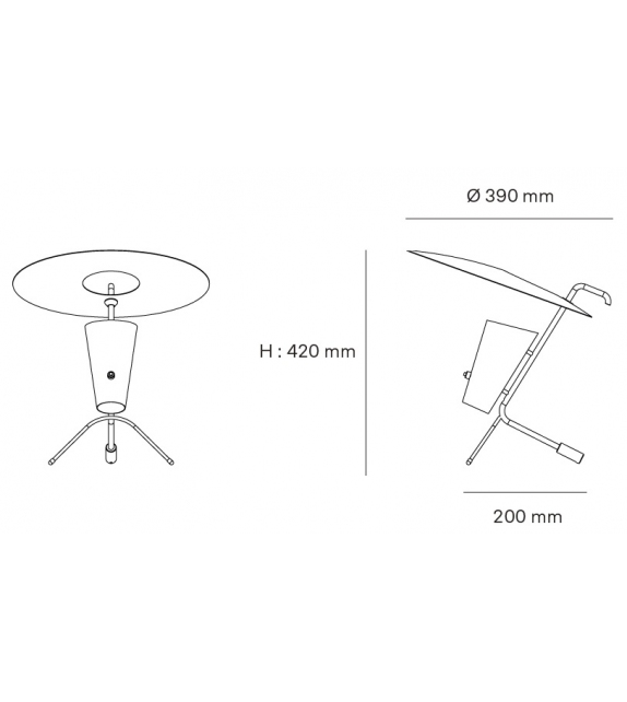 G24 Sammode Lampe de Table