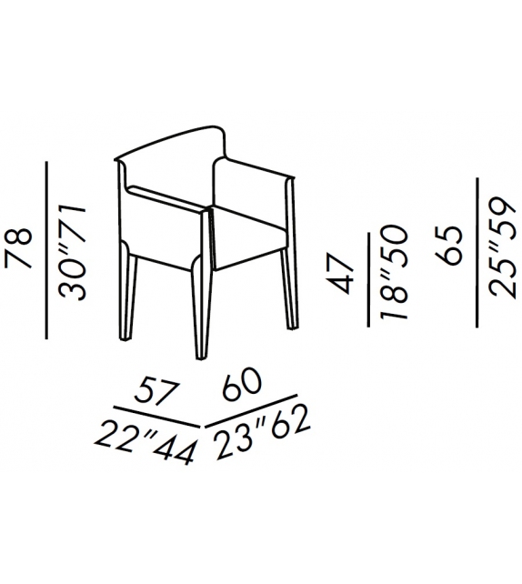 Tattoo Due Meridiani Chaise