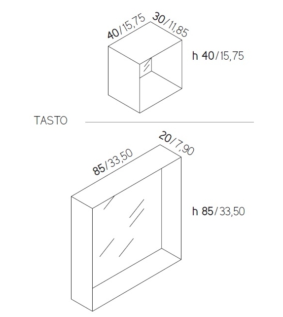 Barra - Tasto Minotti Italia Miroir