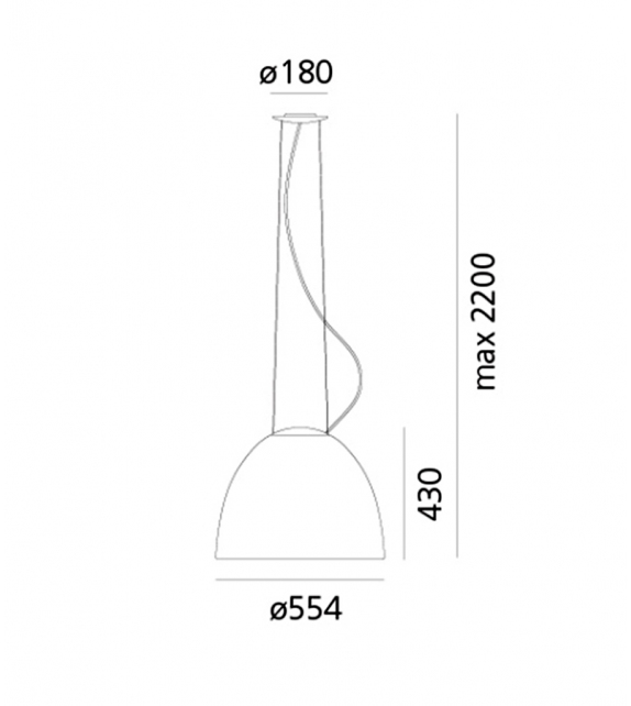 Nur Led Artemide Lampada a Sospensione