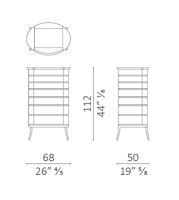 Bandeja Commode Ceccotti Collezioni