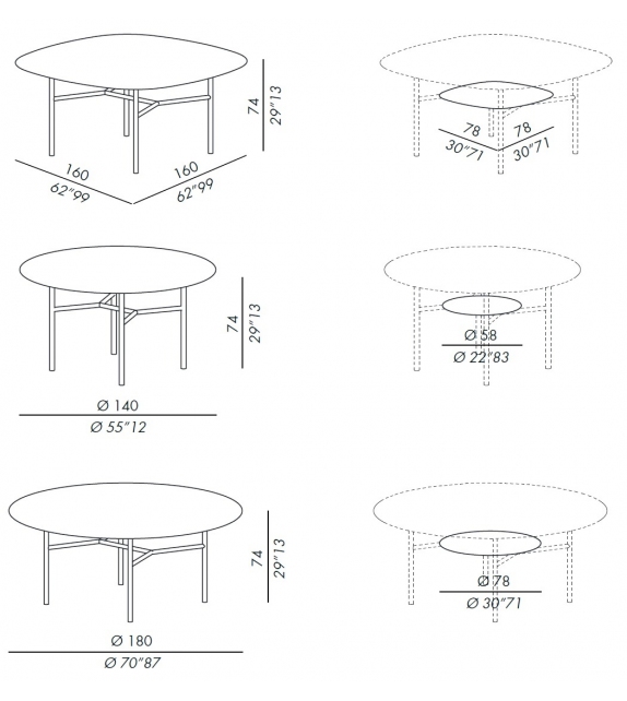 Hubert Meridiani Table