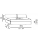 Meridiani Easy Bed Fox