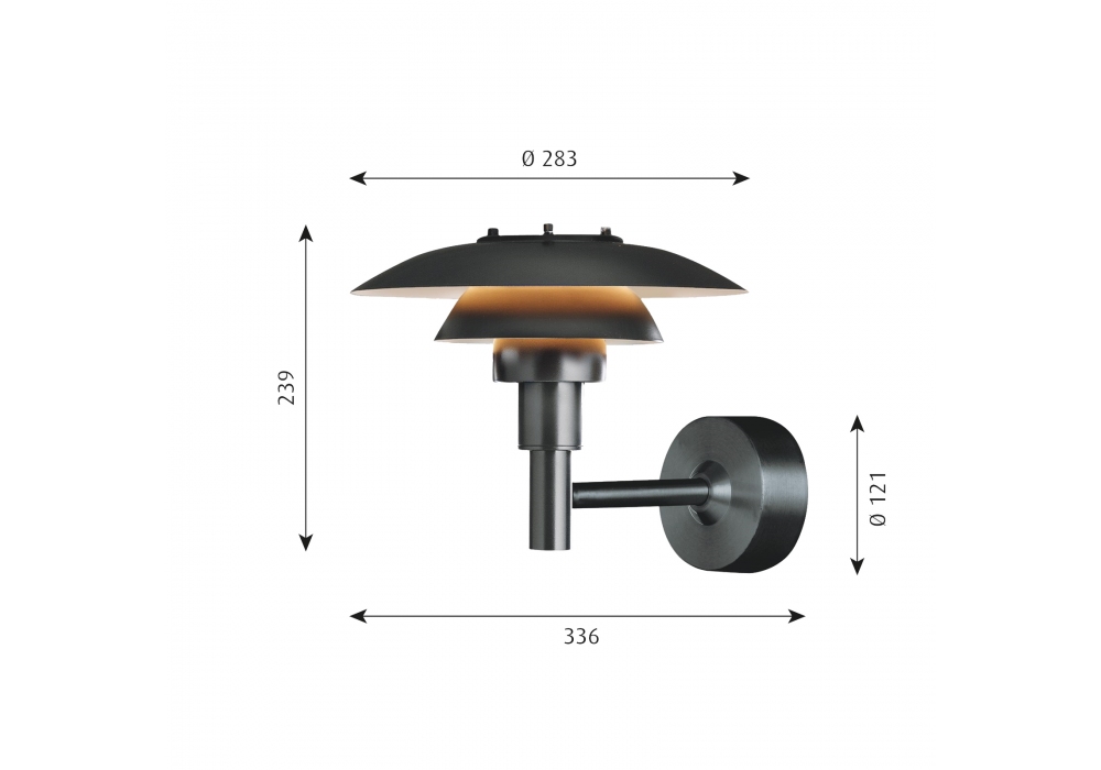 PH 3/2 Louis Poulsen Table Lamp - Milia Shop