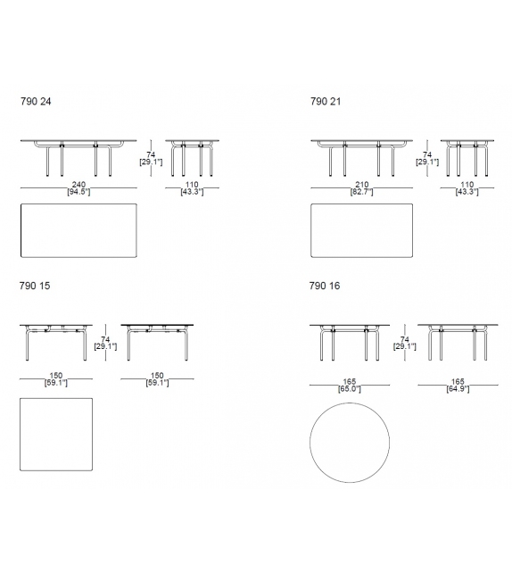 Edison Table Cassina