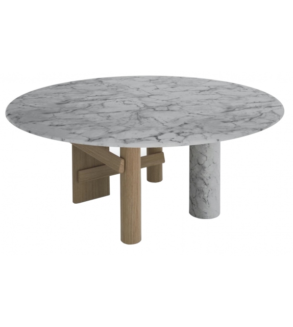 559 Sengu Table Cassina avec Plateau en Marbre