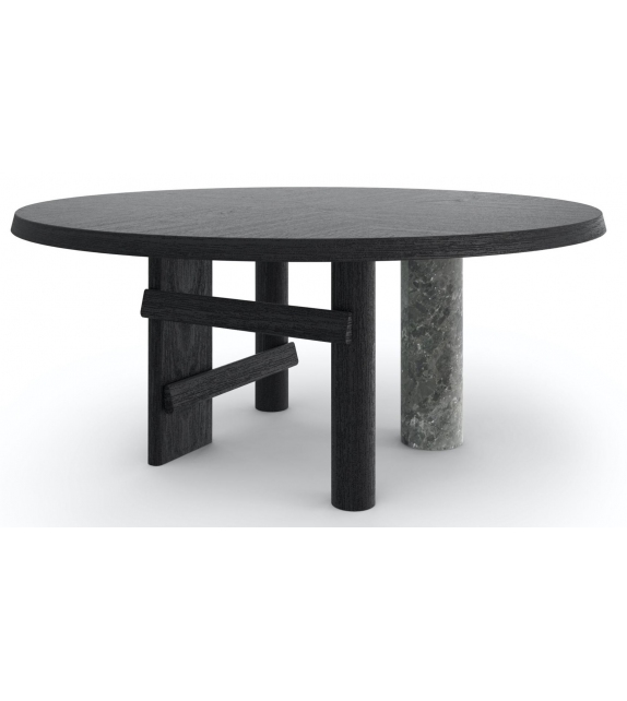 559 Sengu Cassina Table with Wooden Top