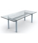 LC6 Cassina Table avec Plateau en Verre