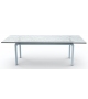 LC6 Cassina Table avec Plateau en Verre