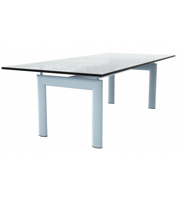 LC6 Cassina Table with Glass Top