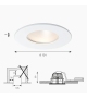 Basic Mini Louis Poulsen Recessed Ceiling Lamp