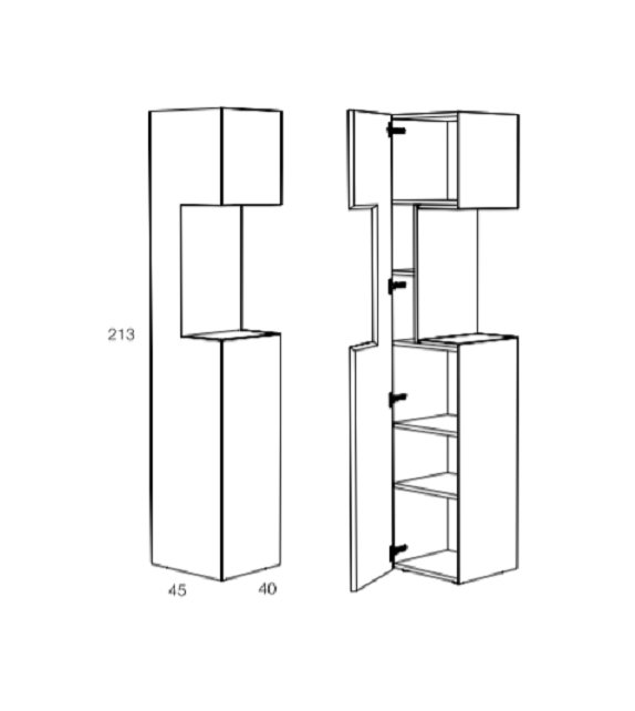 Rebus Minotti Italia Contenedor de Columna