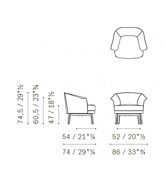 Nivola Poltrona Frau Fauteuil