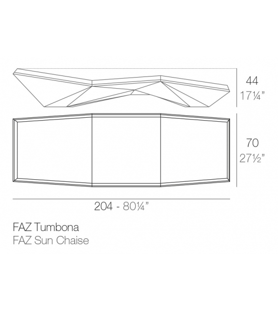 Chaise Longue Faz Vondom