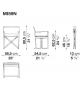 Mirto MI59N B&B Italia Outdoor Folding Chair