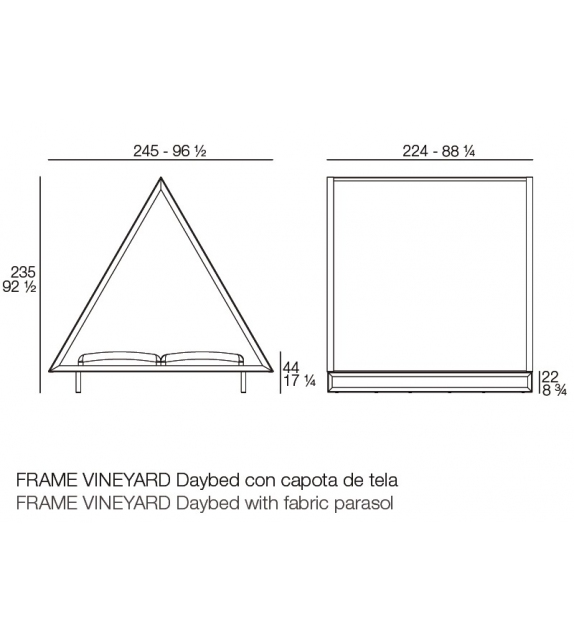 Vineyard Vondom Daybed