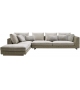 Ray Outdoor Natural B&B Italia Outdoor Modular Sofa with Wooden Base