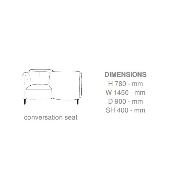 Hemicycle Confident Ligne Roset Divano