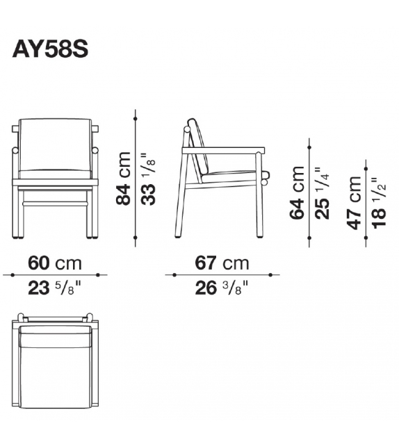 Ayana B&B Italia Outdoor Petit Fauteuil