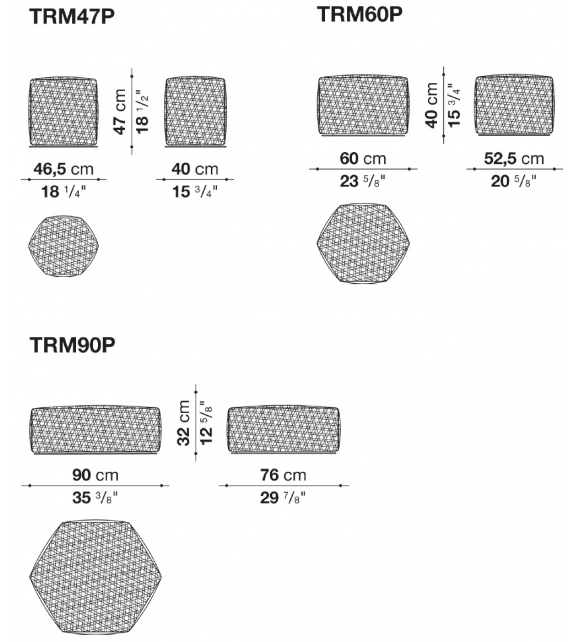 Tramae Puuf B&B Italia Outdoor