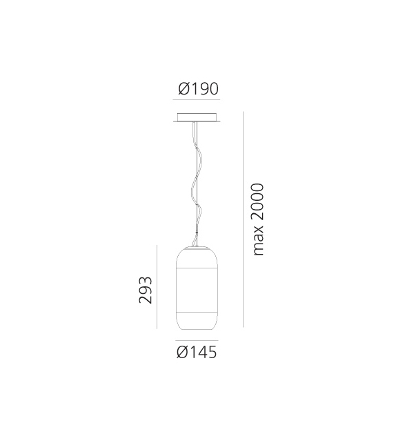 Gople Mini Lamp Artemide Lampada a Sospensione