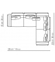 Cestone Flexform Canapé Modulable