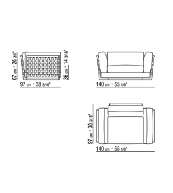 Cestone Flexform Sofa