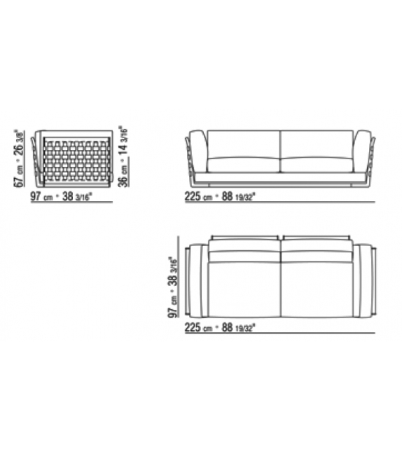 Cestone Flexform Sofa