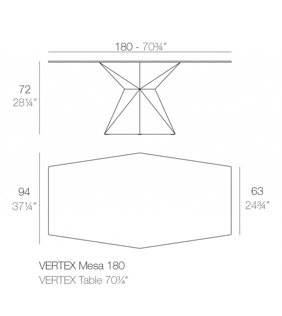 Vertex Vondom Table