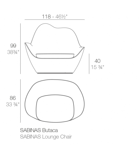 Sabinas Fauteuil Vondom