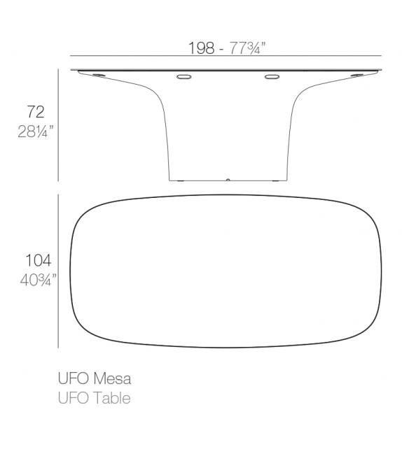 Ufo Vondom Table Milia Shop