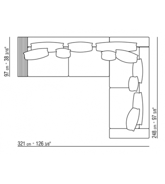 Groundpiece Flexform Modular Sofa