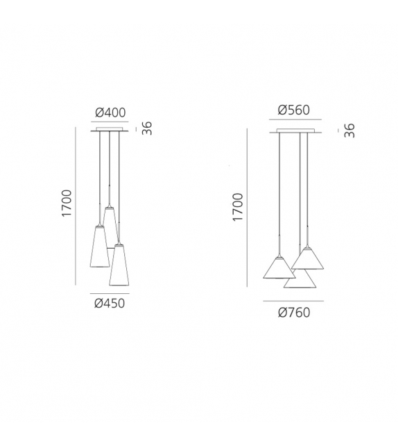 Look At Me Cluster Artemide Pendelleuchte