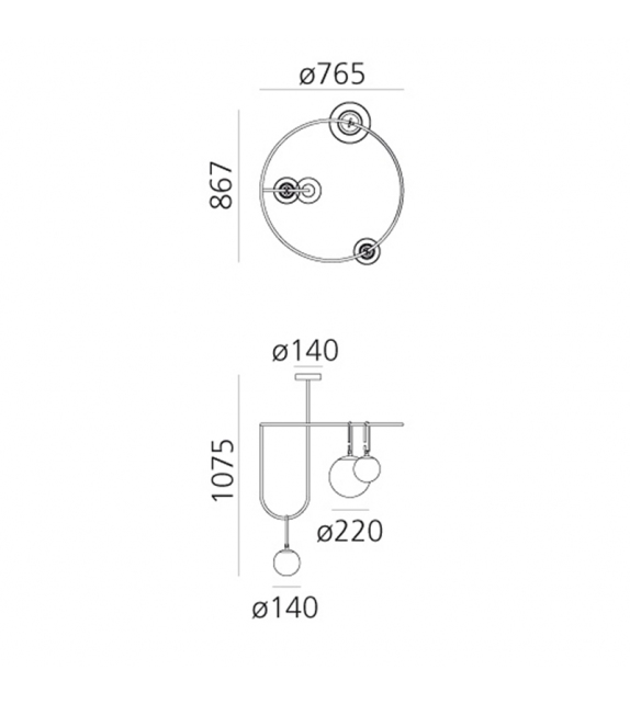 Nh S4 Circulaire Artemide Hängeleuchte