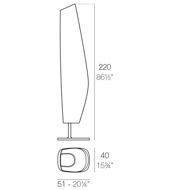 Blanca Floor Lamp Vondom