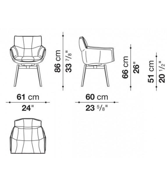 Husk B&B Italia Chair