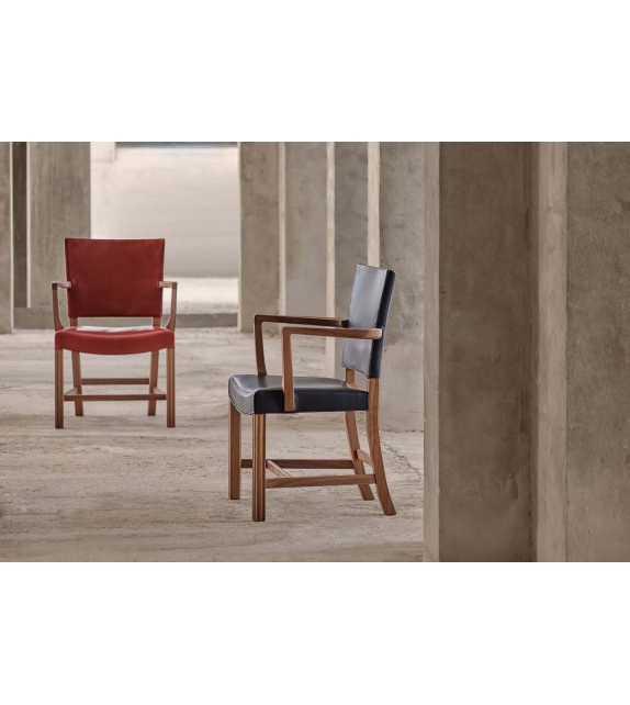 KK37581 The Red Armchair Large Carl Hansen & Søn Silla