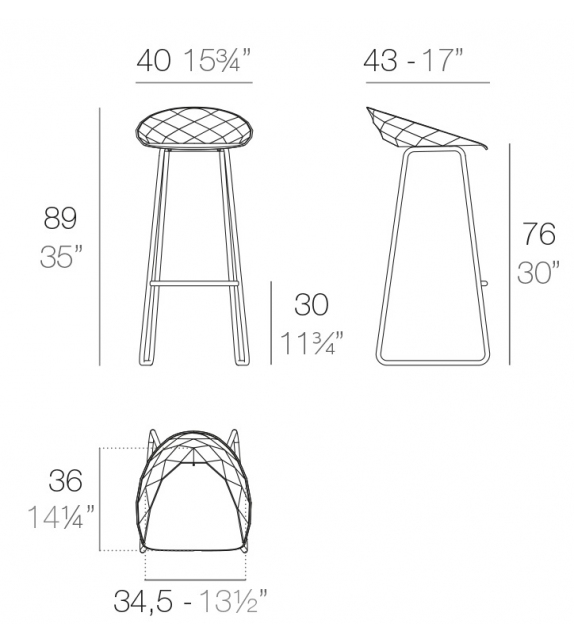 Vases Vondom Hocker