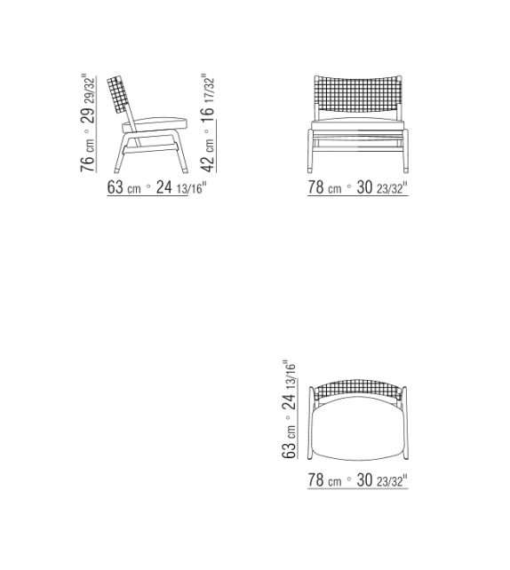 Armchair Ortigia Flexform