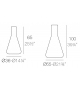 Vase Chemistubes - Erlenmeyer Vondom