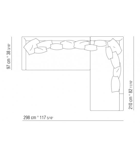 Victor Flexform Modulares Sofa