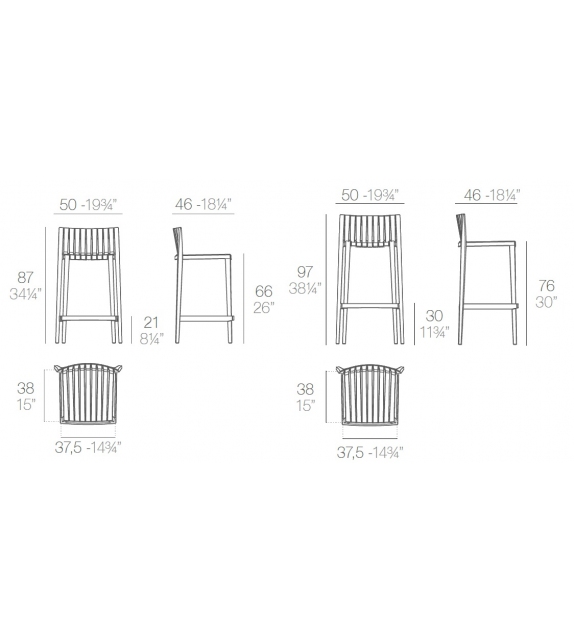 Spritz Vondom Taburete