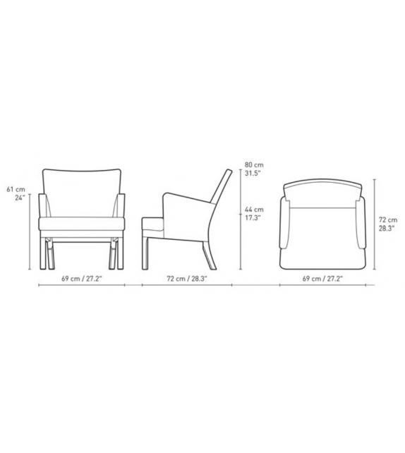 KK53130 Easy Chair Carl Hansen & Søn Armchair