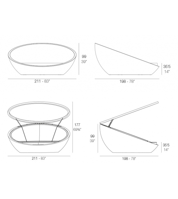 Ulm Vondom Daybed