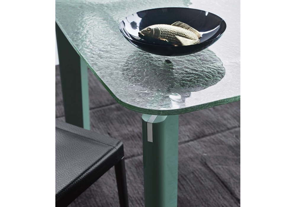 Oskar B&B Italia Table With Glass Top - Milia Shop