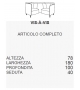 Hemicycle Vis à Vis Ligne Roset Sofá Pequeño